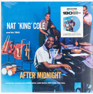 Nat 'King' Cole And His Trio ‎– After Midnight  Vinyle, LP, Album, Édition limitée, Réédition, Bleu