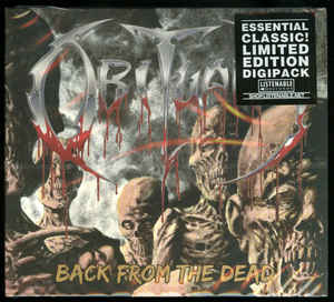 Obituary ‎– Back From The Dead  CD, Album, Réédition, Digipack