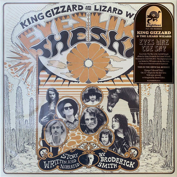 King Gizzard And The Lizard Wizard – Eyes Like The Sky Vinyle, 45RPM, Album, Réédition, Orange