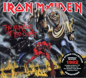 Iron Maiden ‎– The Number Of The Beast  CD, Album, Réédition, Remasterisé, Digipak