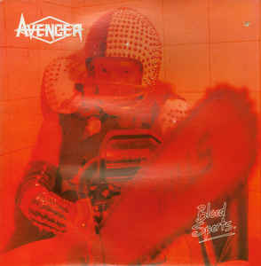 Avenger ‎– Blood Sports  Vinyle, LP, Réédition, Stéréo, Vinyle rouge