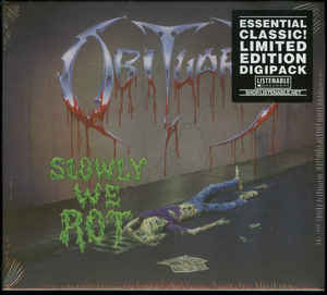 Obituary ‎– Slowly We Rot  CD, Album, Réédition, Digipack