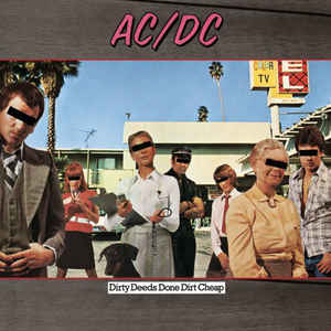 AC/DC ‎– Dirty Deeds Done Dirt Cheap  Vinyle, LP, Album, Réédition, Remasterisé, 180 grammes