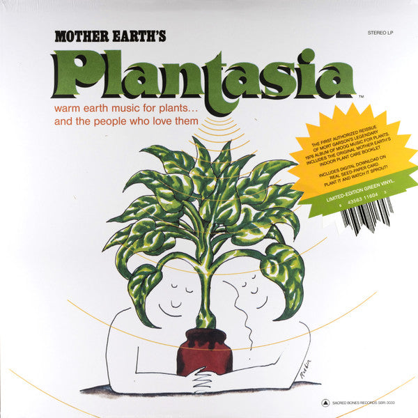 Mort Garson – Mother Earth's Plantasia  Vinyle, LP, Album, Édition limitée, Réédition, Remastérisé, Stéréo, Vert, Tip-On Sleeve