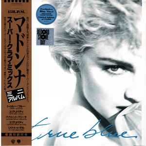 Madonna = マドンナ* ‎– True Blue (Super Club Mix) = スーパー･クラブ･ミックス  Vinyle, 12 ", 45 tours, mini-album, EP, édition limitée, bleu