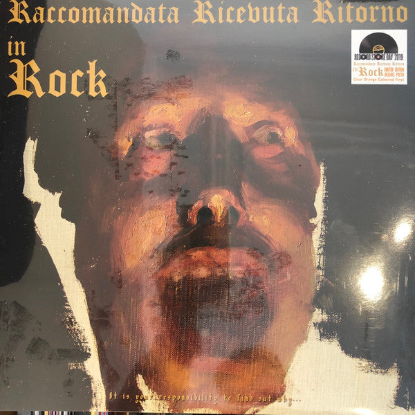 Raccomandata Ricevuta Ritorno ‎– In Rock  Vinyle, LP, Album, Édition Limitée, Orange