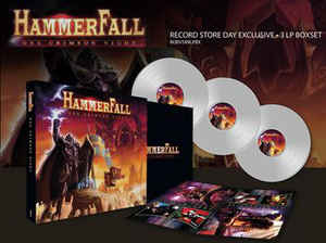HammerFall ‎– One Crimson Night  3 × vinyle, LP, album, clair  Coffret, Édition Deluxe