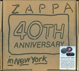 Frank Zappa ‎– Zappa In New York (40th Anniversary Deluxe Edition)  5 × CD, Album, Édition Deluxe, Édition limitée, Coffret Remasterisé