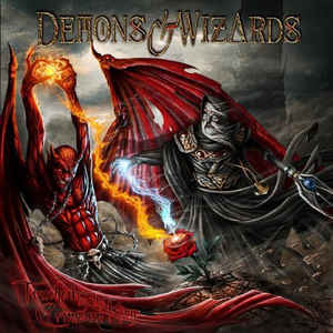 Demons & Wizards ‎– Touched By The Crimson King  Vinyle Double, LP , + simple face, gravé