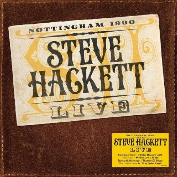 Steve Hackett – Live - Nottingham 1990  Vinyle, LP, Album, Stéréo, Brun, 180 g