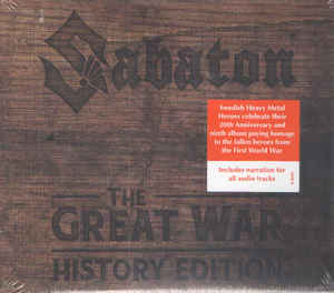 Sabaton ‎– The Great War (History Edition)  CD, Album, Digipak