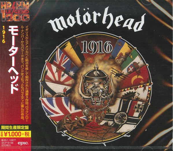 Motörhead – 1916  CD, Album, Réédition, Remasterisé