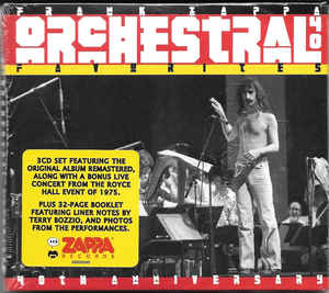 Frank Zappa ‎– Orchestral Favorites (40th Anniversary)  3 × CD, Album, Édition Deluxe, Remasterisé