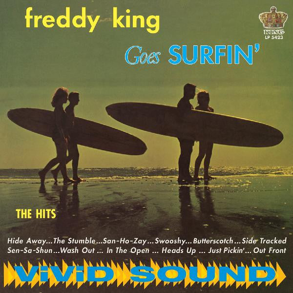 Freddie King – Freddy King Goes Surfin'  Vinyle, LP, Album, Réédition, Bleu