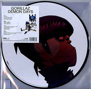 Gorillaz ‎– Demon Days  2 × vinyle, LP, album, Picture Disc, réédition