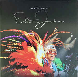 Artistes Divers ‎– The Many Faces Of Elton John  2 x Vinyle, LP, Compilation, Jaune marbré et Bleu marbré