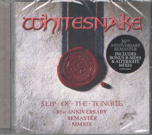 Whitesnake – Slip Of The Tongue  CD, Album, Réédition, Remasterisé