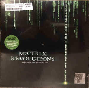 Artistes Divers ‎– The Matrix Revolutions: Music From The Motion Picture  2 × Vinyle, LP, Réédition, Coke Bottle Green