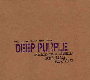 Deep Purple ‎– Live In Rome 2013  2 × CD, album, édition limitée, numérotée