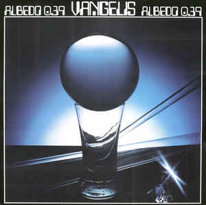Vangelis ‎– Albedo 0.39  Vinyle, LP, Album, Édition Limitée, Numérotée, Réédition, Bleu Transparent