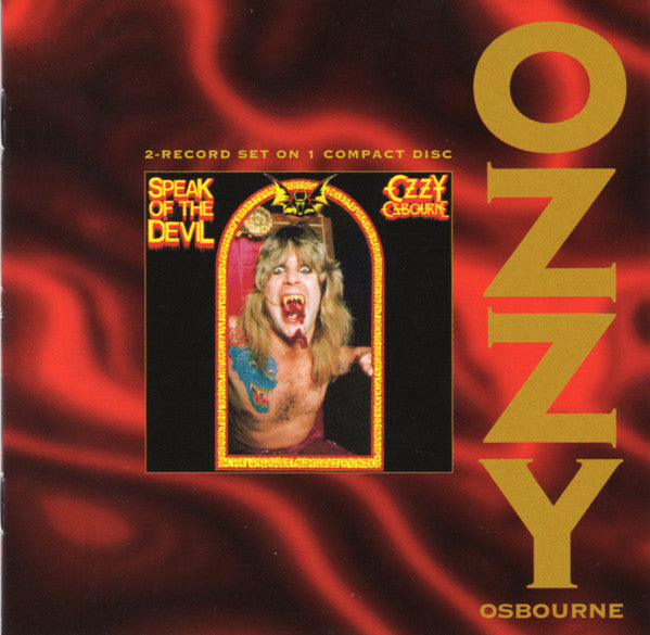 Ozzy Osbourne – Speak Of The Devil  CD, Album, Réédition, Remasterisé