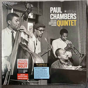 Paul Chambers Quintet With Donald Byrd, Cliff Jordan, Tommy Flanagan, Elvin Jones ‎– Paul Chambers Quintet  Vinyle, LP, Album, Édition Deluxe, Edition limitée, 180g