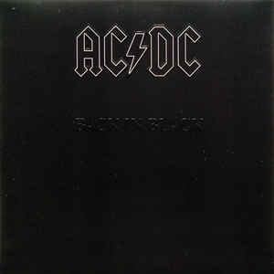 AC/DC ‎– Back In Black  Vinyle, LP, Album, Réédition, Remasterisé, 180 Grammes