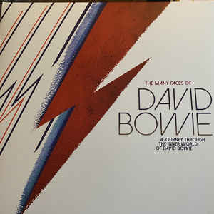 Artistes Divers ‎– The Many Faces Of David Bowie - A Journey Through The Inner World Of David Bowie Vinyle Double, LP, Compilation, Rouge et Bleu