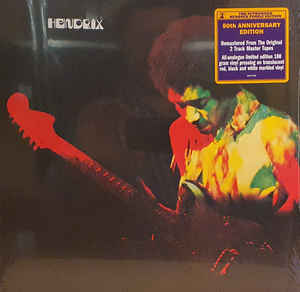 Jimi Hendrix ‎– Band Of Gypsys  Vinyle, LP, Album, Réédition, Remasterisé, 180 Grammes, Gatefold, Vinyle marbré rouge translucide, noir et blanc
