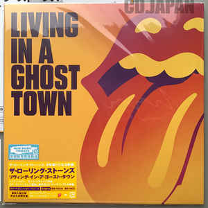 The Rolling Stones ‎– Living In A Ghost Town  Vinyle, 10 ", 45 tr / min, simple face,édition limitée, orange (Japon)