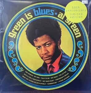 Al Green ‎– Green Is Blues  Vinyle, LP, Album, Édition limitée, Réédition, Remasterisé, Stéréo, Vert / Bleu Split, 180g