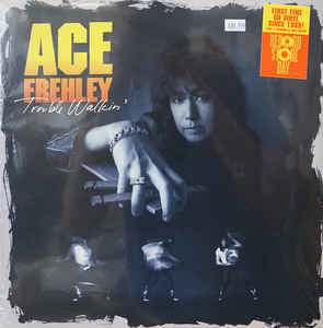 Ace Frehley ‎– Trouble Walkin’  2 × Vinyle, LP, 45 RPM, Album, Réédition, Jaune / Orange