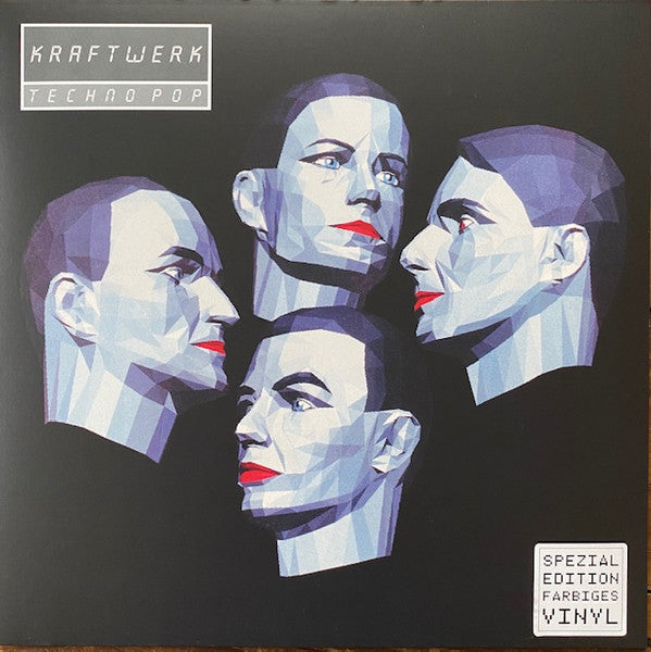 Kraftwerk – Techno Pop  Vinyle, LP, Album, Édition Limitée, Réédition, Remasterisé, Édition Spéciale, Silver, 180g