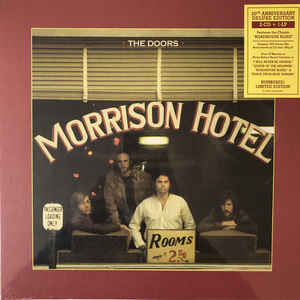 The Doors ‎– Morrison Hotel Vinyle, LP, Album, Réédition, Remasterisé, Stéréo 2 x CD, Album, Réédition, Remasterisé, Stéréo 50ème anniversaire