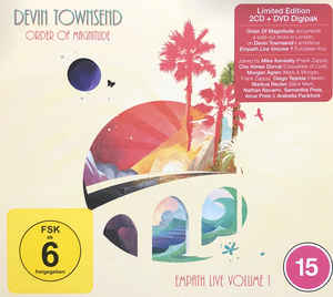 Devin Townsend ‎– Order Of Magnitude (Empath Live Volume 1)  2 × CD, Album + VD-Video, Multichannel, NTSC, Stereo  Édition limitée, Digipak