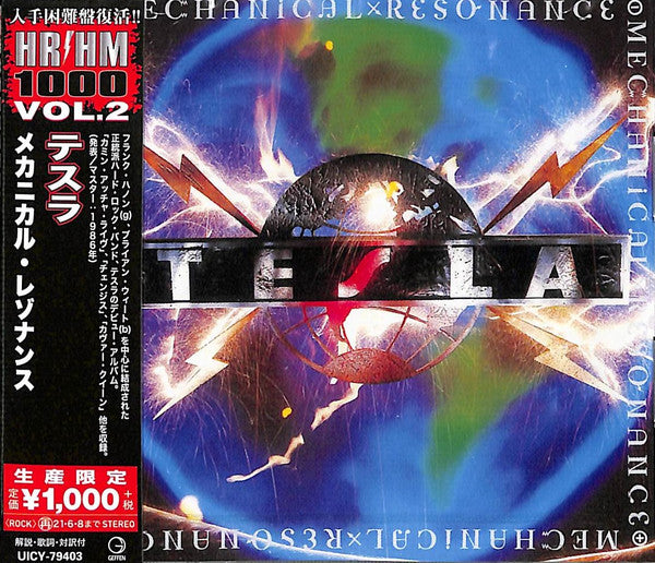 Tesla – Mechanical Resonance  CD, Album, Édition Limitée, Réédition, Remastérisé