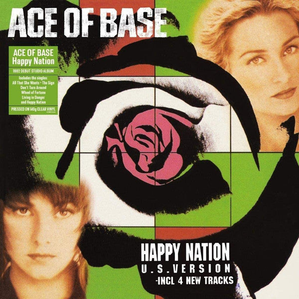 Ace Of Base – Happy Nation (U.S. Version)  Vinyle, LP, Réédition, Transparent, 140g