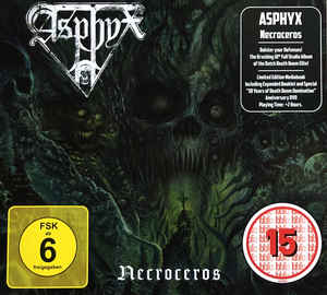 Asphyx  ‎– Necroceros  CD, Album + DVD-Video, NTSC, Stereo  Édition limitée, Mediabook