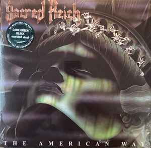 Sacred Reich ‎– The American Way  Vinyle, LP, Album, Édition limitée, Réédition, Remasterisé, Green Dark Black Marbled