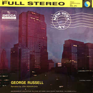 George Russell And His Orchestra ‎– New York, N.Y.  Vinyle, LP, Album, Réédition, Stéréo, Gatefold, 180g