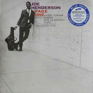 Joe Henderson ‎– Page One  Vinyle, LP, Album, Réédition, Stéréo, 180g