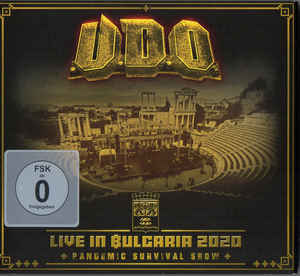 U.D.O.  ‎– Live In Bulgaria 2020 ❈ Pandemic Survival Show ❈ 2 × CD, album + DVD-Video, NTSC Digipak