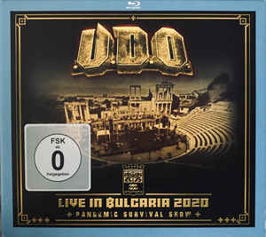 U.D.O.  ‎– Live In Bulgaria 2020 (Pandemic Survival Show)  2 × CD, Album + Blu-ray , Digipak