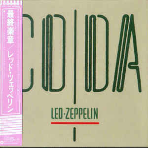 Led Zeppelin ‎– Coda  CD, Album, Remasterisé, Réédition, Papersleeve