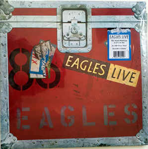 Eagles ‎– Eagles Live  2 × Vinyle, LP, Album, Réédition, 180 Grammes, Gatefold