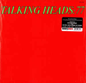 Talking Heads ‎– Talking Heads: 77  Vinyle, LP, Album, Réédition, 180g