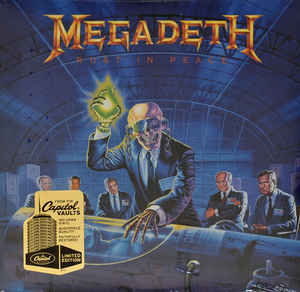 Megadeth ‎– Rust In Peace  Vinyle, LP, Album, Édition limitée, Réédition, Remasterisé, 180 Grammes