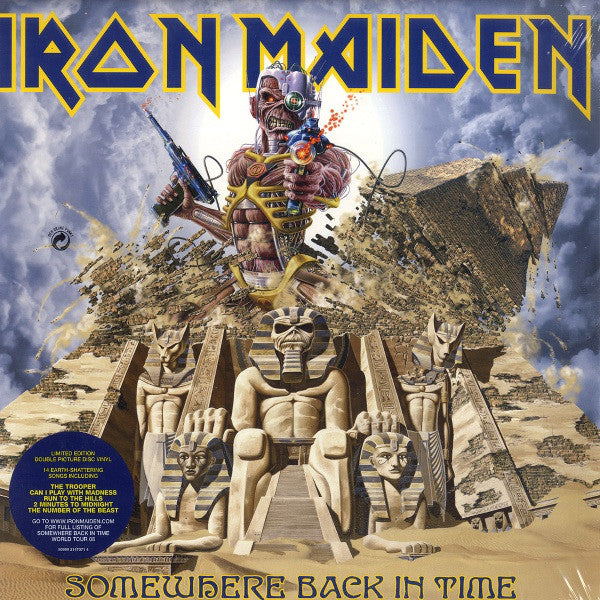 Iron Maiden – Somewhere Back In Time (The Best Of: 1980-1989)  2 x Vinyle, LP, Compilation, Édition Limitée, Picture Disc, Gatefold