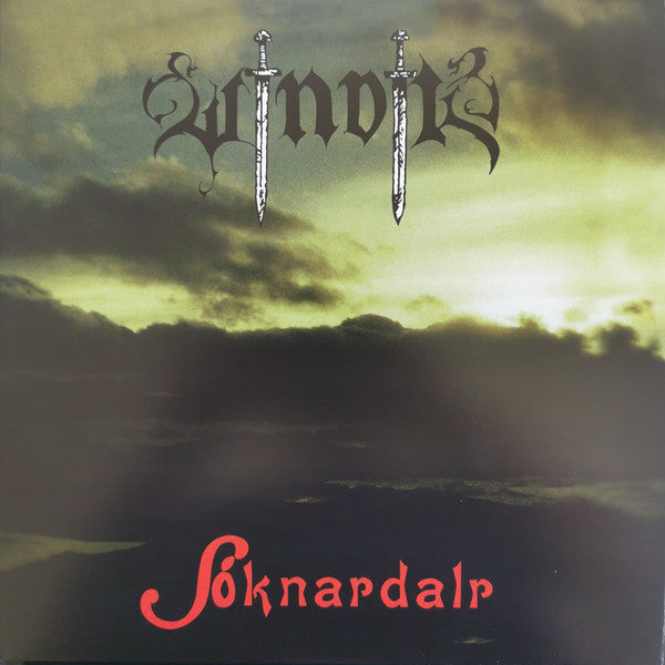 Windir ‎– Sóknardalr 2 × Vinyle, LP, Album, Édition Limitée, Réédition, Transparent Red & Black Marbled