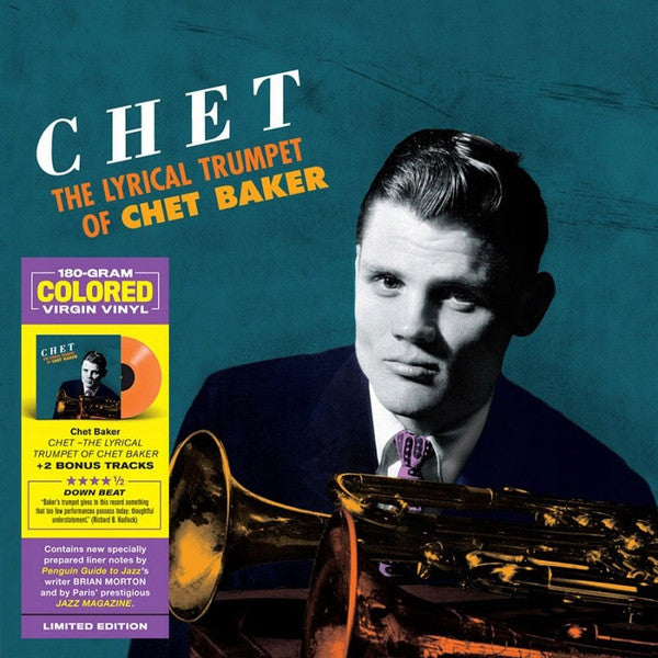 Chet Baker – The Lyrical Trumpet Of Chet Baker  Vinyle, LP, Édition Limitée, 180g, Orange